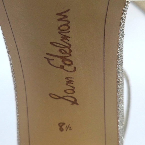 1096- Sam Edelman Yancy Gold Mesh Color Size 8.5 M NWT - Picture 9 of 9